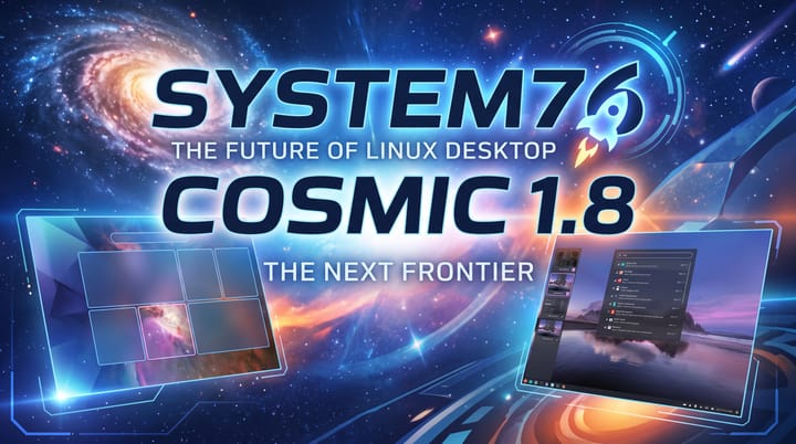 System76의 COSMIC 1.8이 새롭게 공개되었습니다.